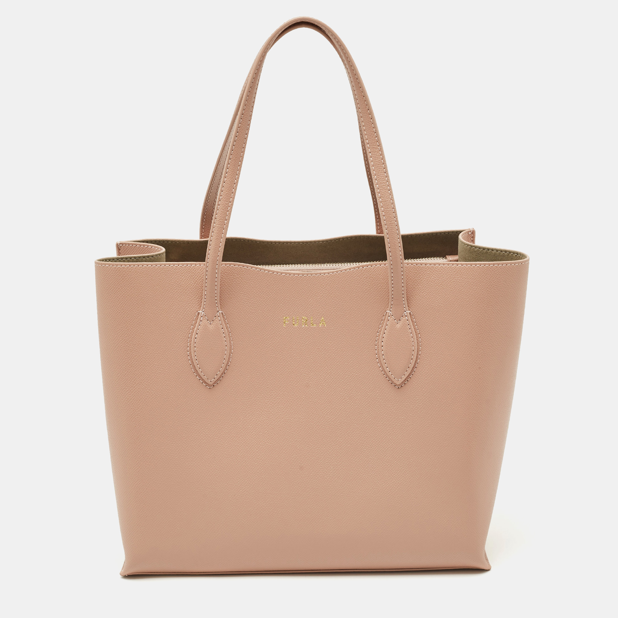 

Furla Pink Leather Era Tote