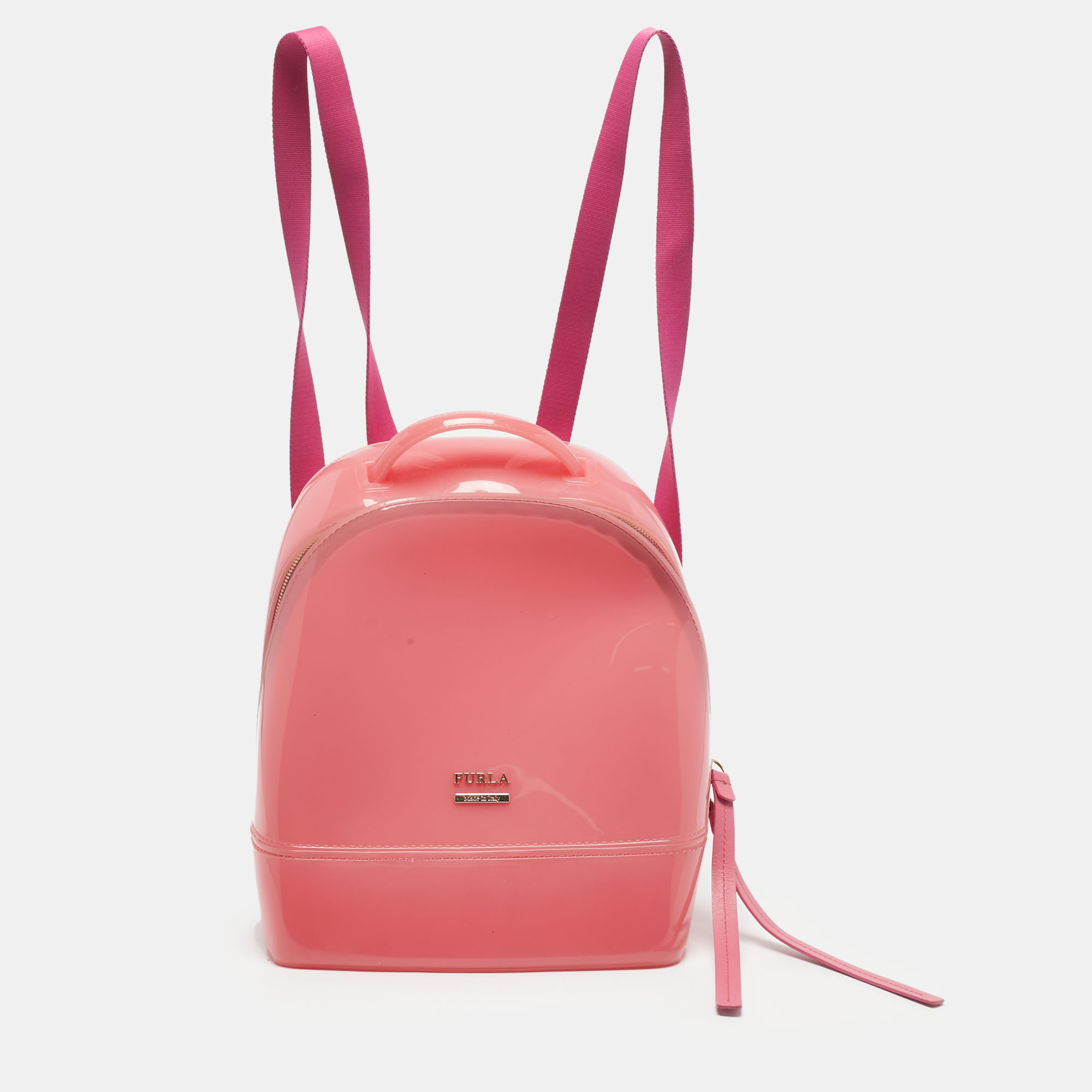 

Furla Pink Rubber Candy Backpack