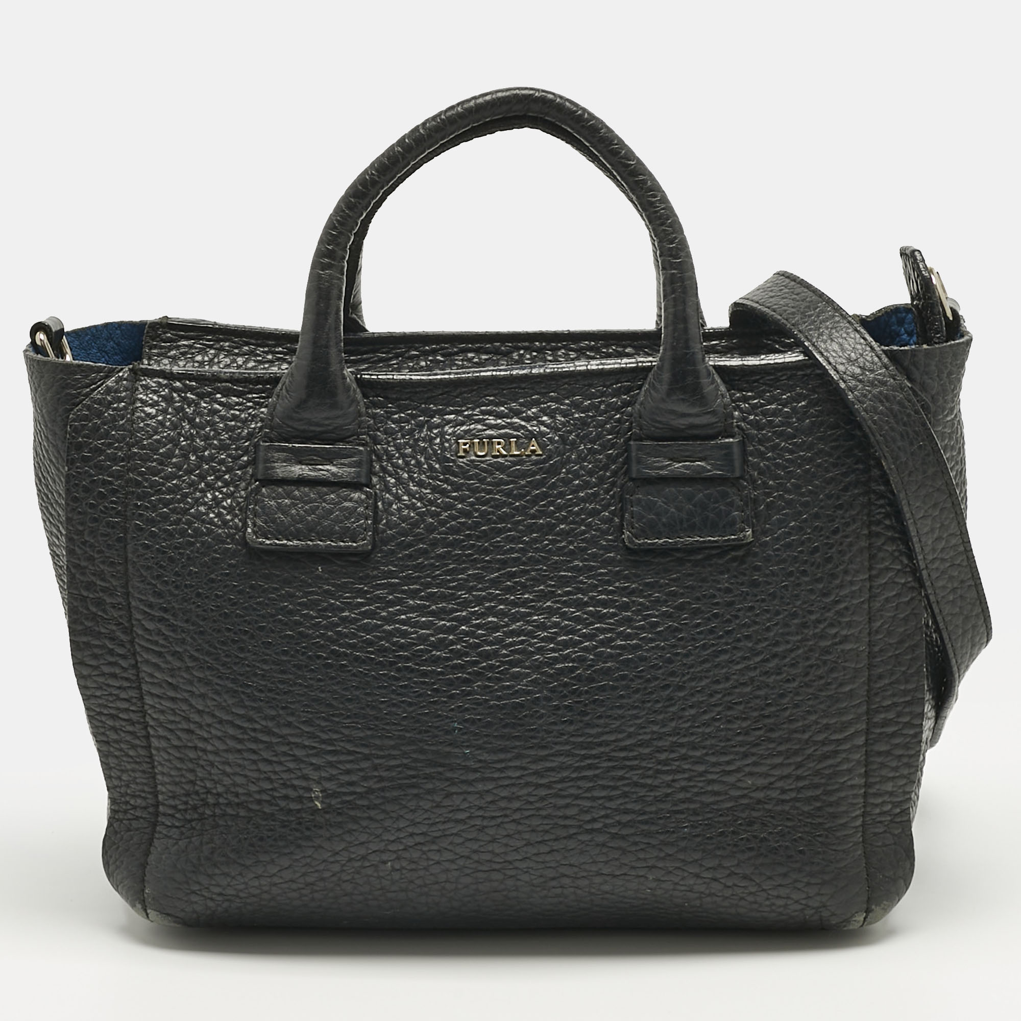 

Furla Black Leather Capriccio Tote