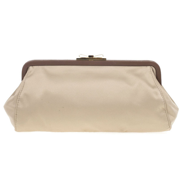 مملوكة مسبقًا Furla Taupe Evening Clutch