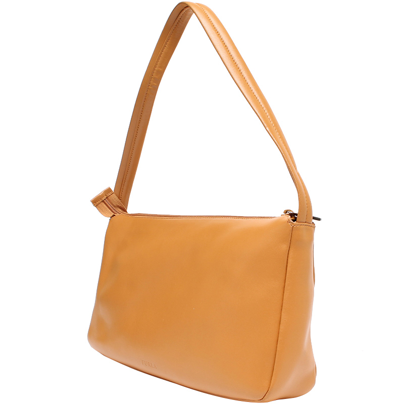 

Furla Yellow Leather Shoulder Bag, Brown