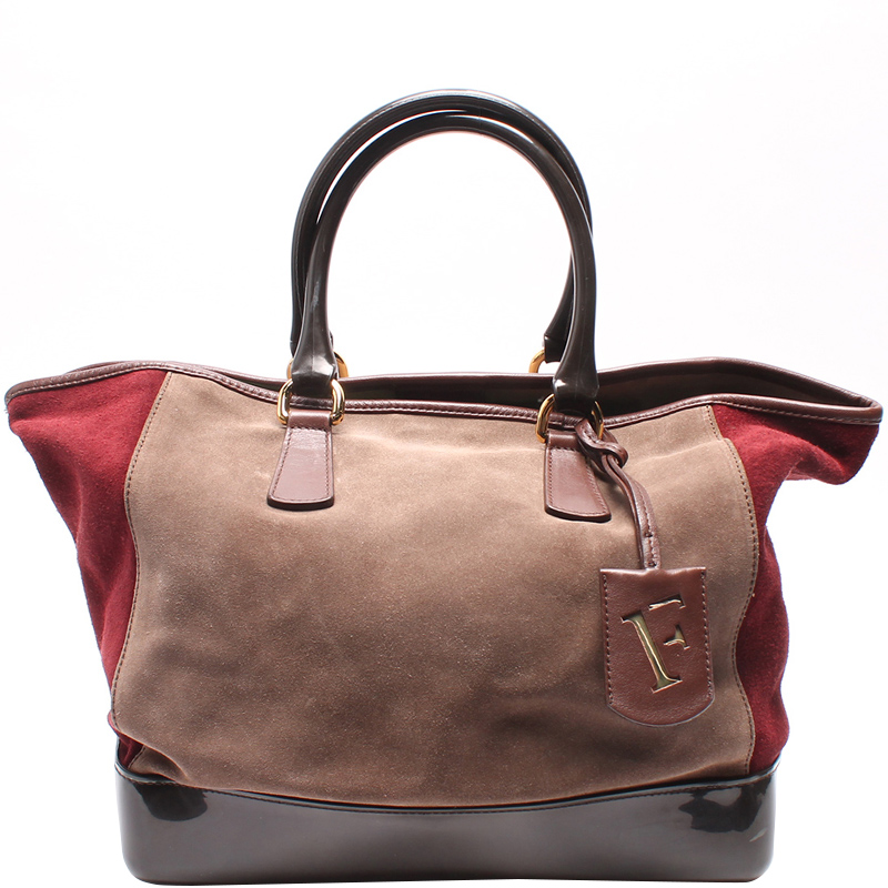 Furla Bi-Color Leather Everyday Bag