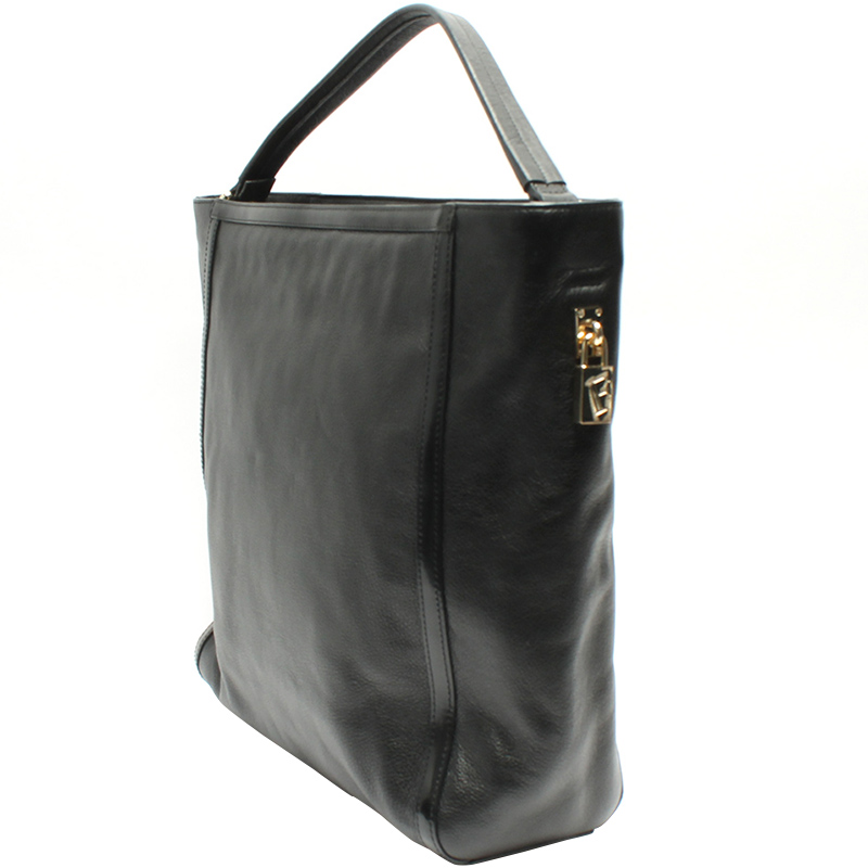 

Furla Black Leather Tote Bag