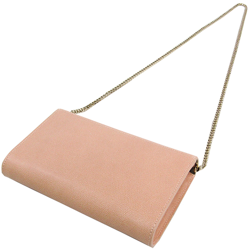 

Furla Pink Leather Chain Shoulder Bag