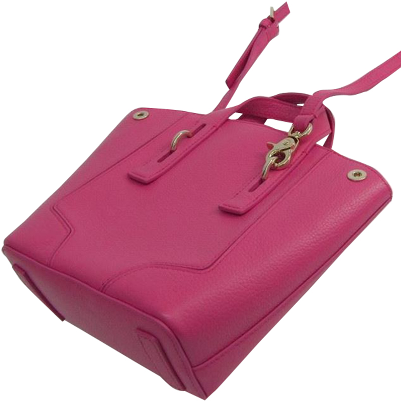 

Furla Pink Leather Perla Mini Crossbody Bag
