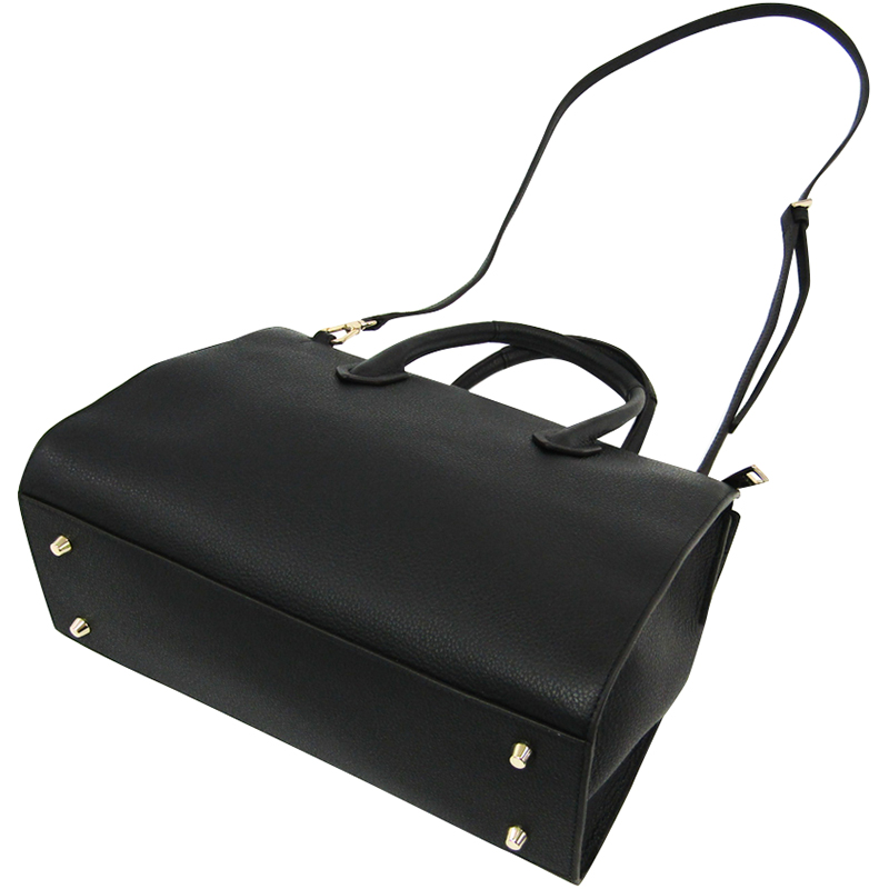 

Furla Black Leather Pin Tote
