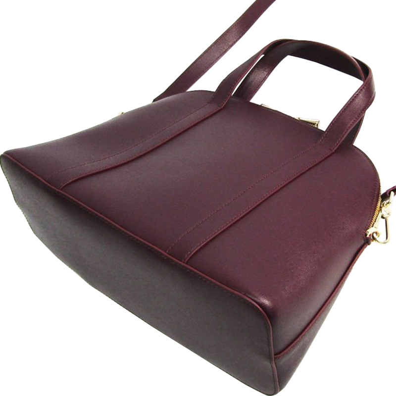 

Furla Bordeaux Leather Top Handle Bag, Burgundy