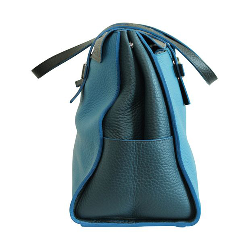 

Furla Bkue Pebble Leather Shoulder Bag, Blue