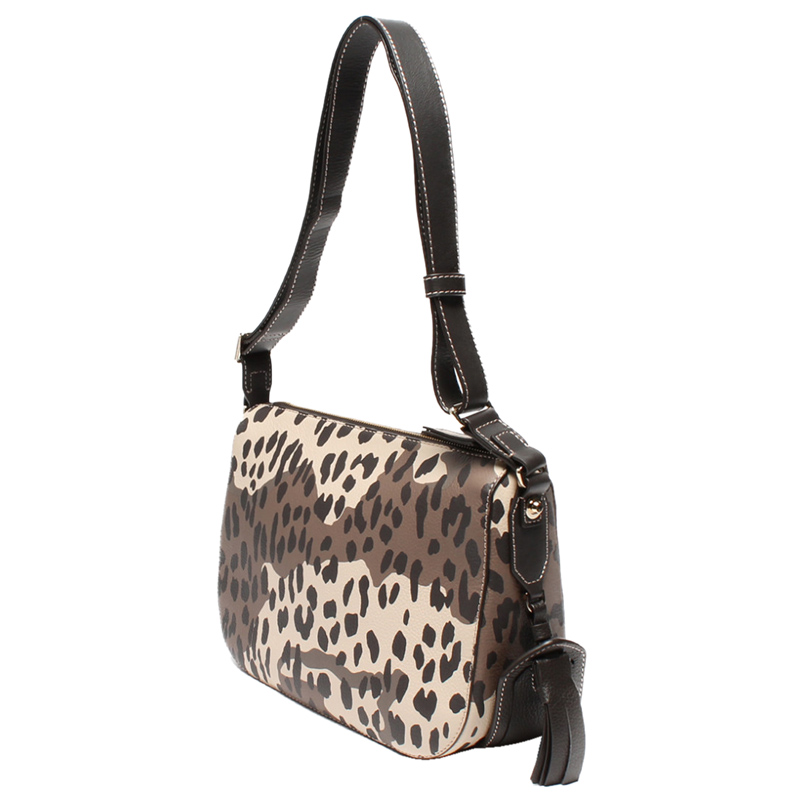 

Furla Beige Animal Print Emma Shoulder Bag