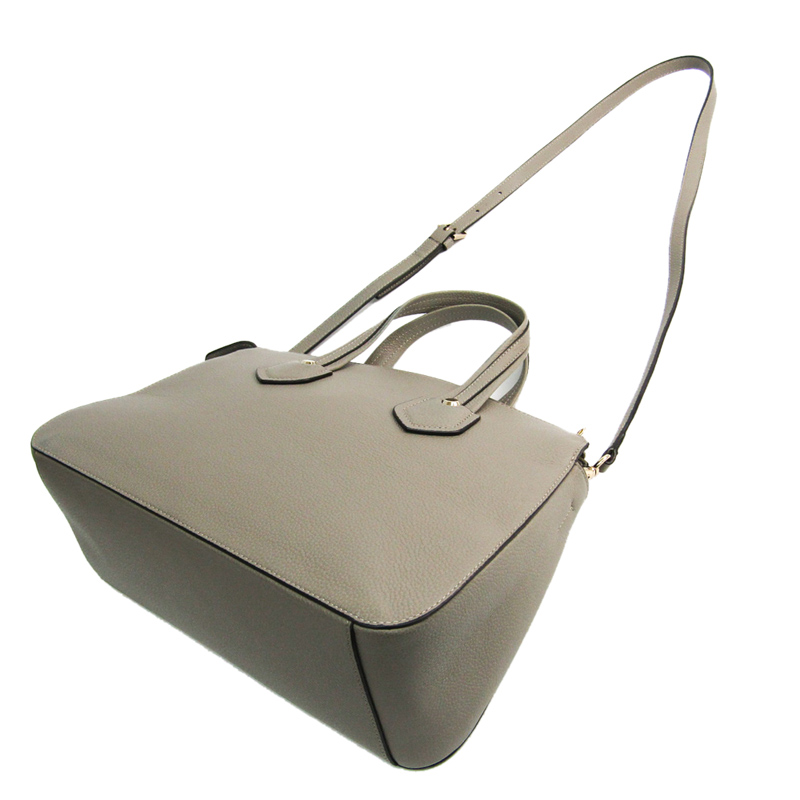

Furla Gray Leather Satchel, Grey