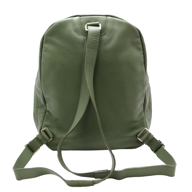 

Furla Green Leather Backpack