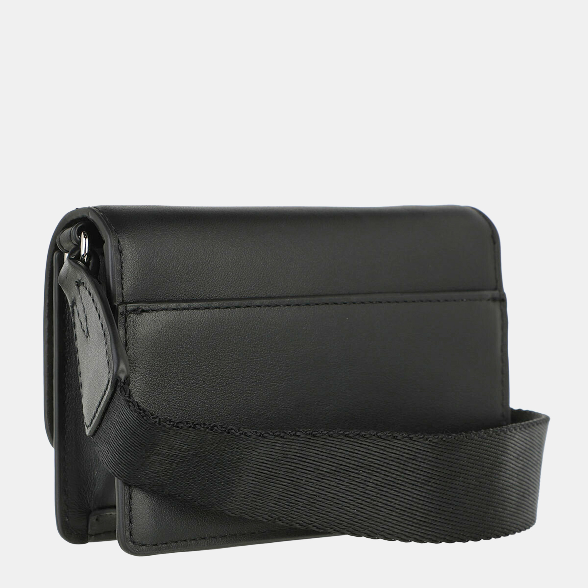

Furla Black Leather Micro 1927 Soft Crossbody Bag