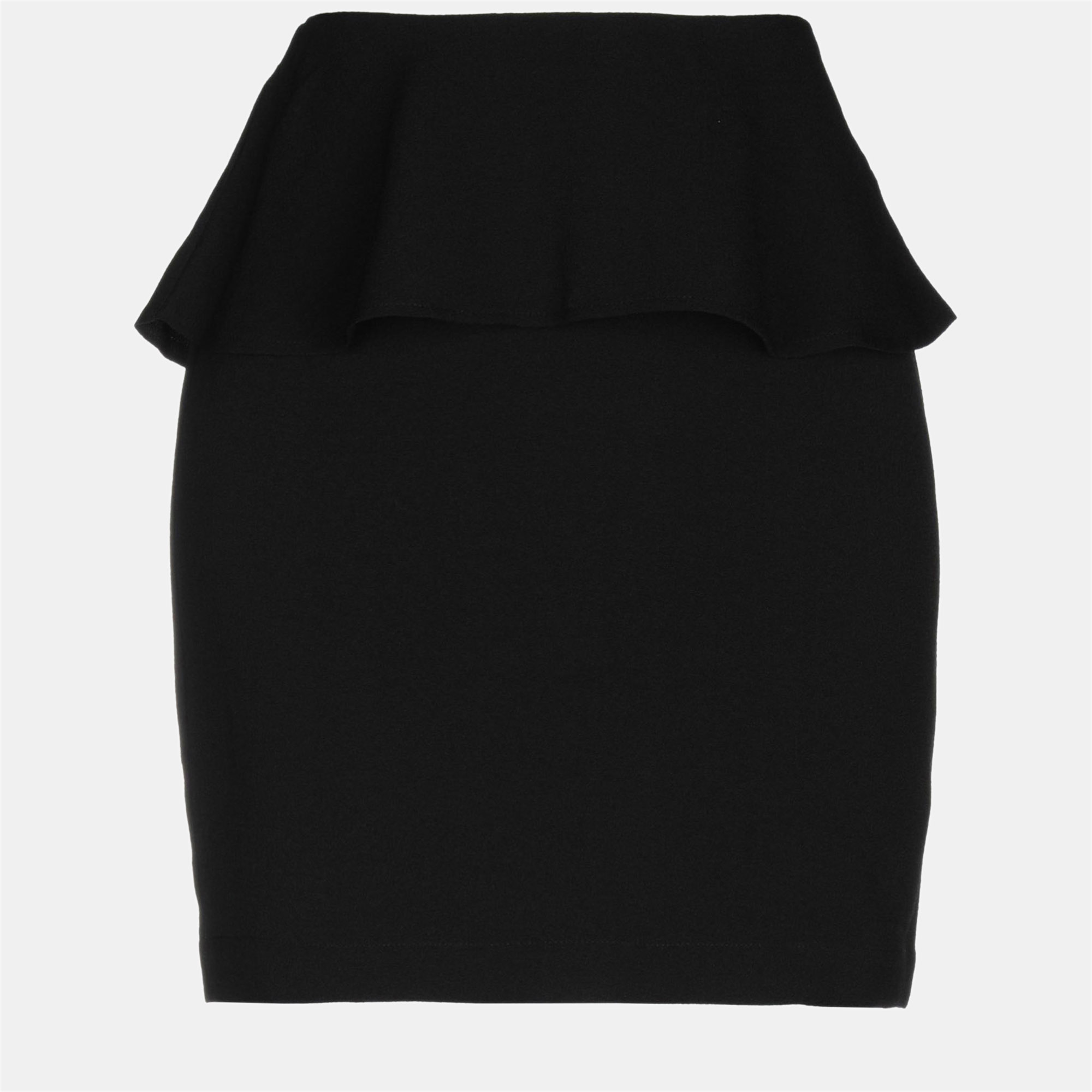 

Ganni Polyester Mini skirt 40, Black