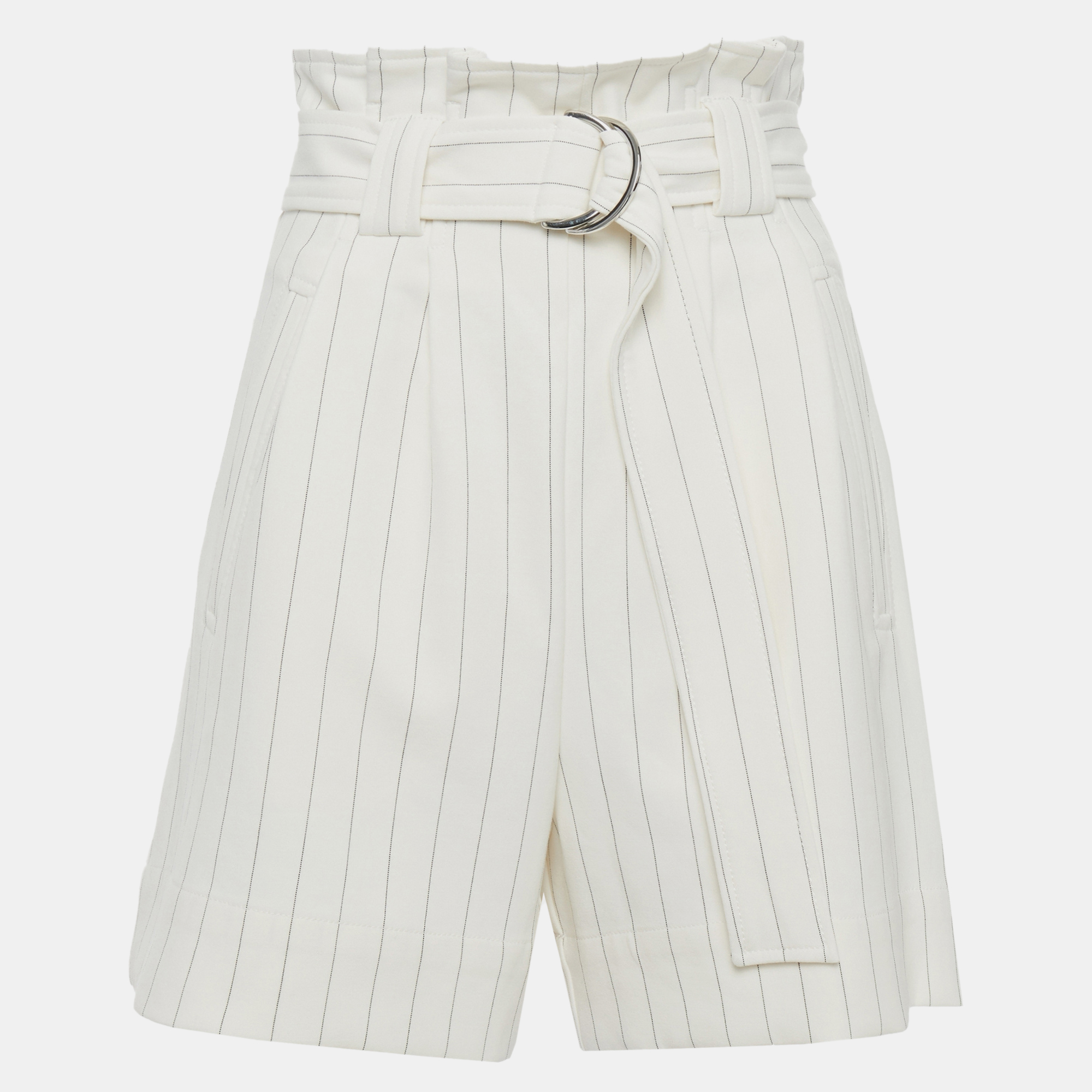 

Ganni Polyester Shorts EU 38, White