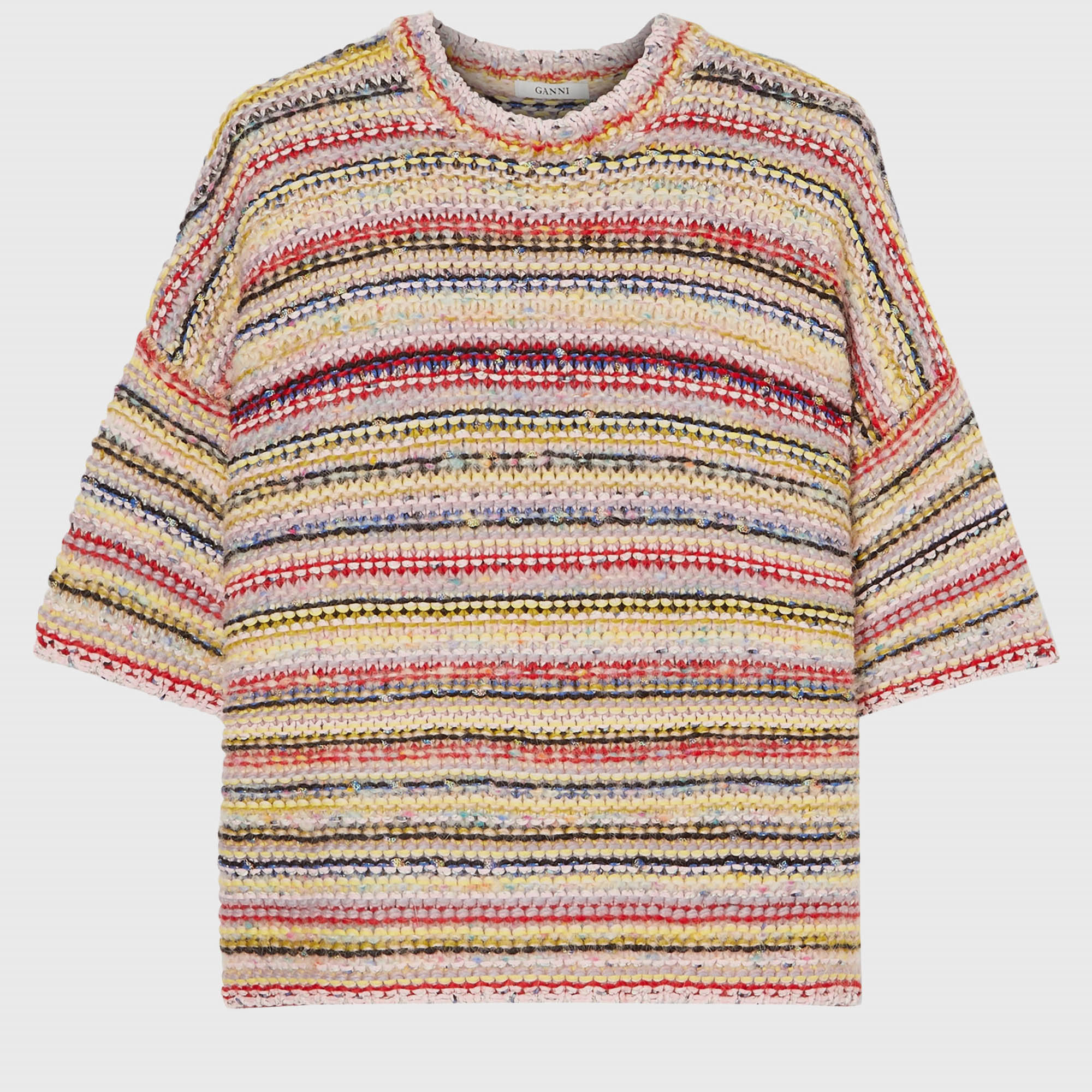 

Ganni Acrilyc Crew Neck Sweater /S, Multicolor
