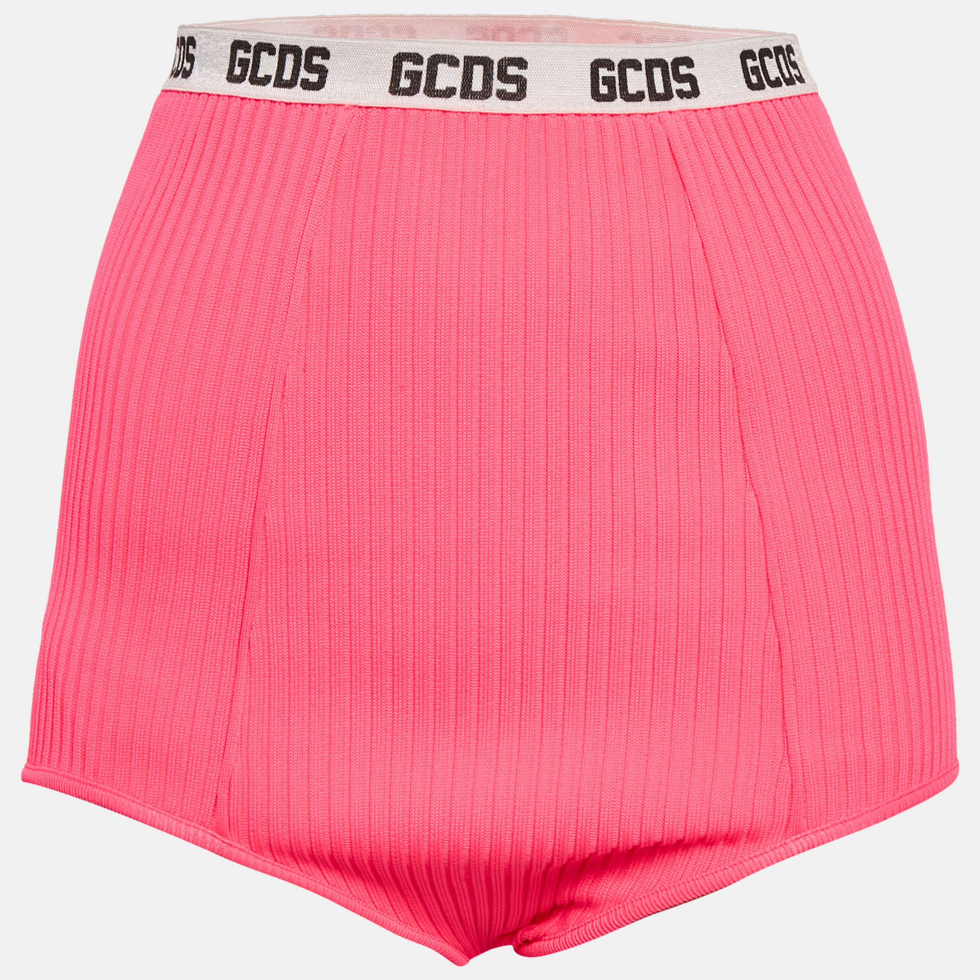 

GCD Neon Pink Rib Knit Panties Shorts S