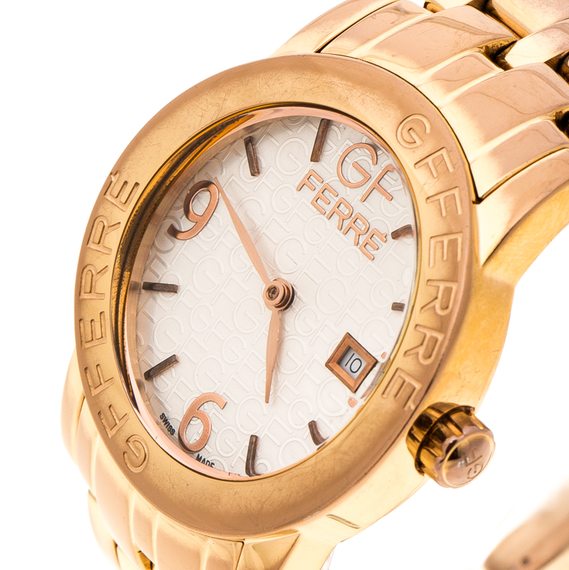 

Gianfranco Ferre Silver White Rose Gold Plated Steel