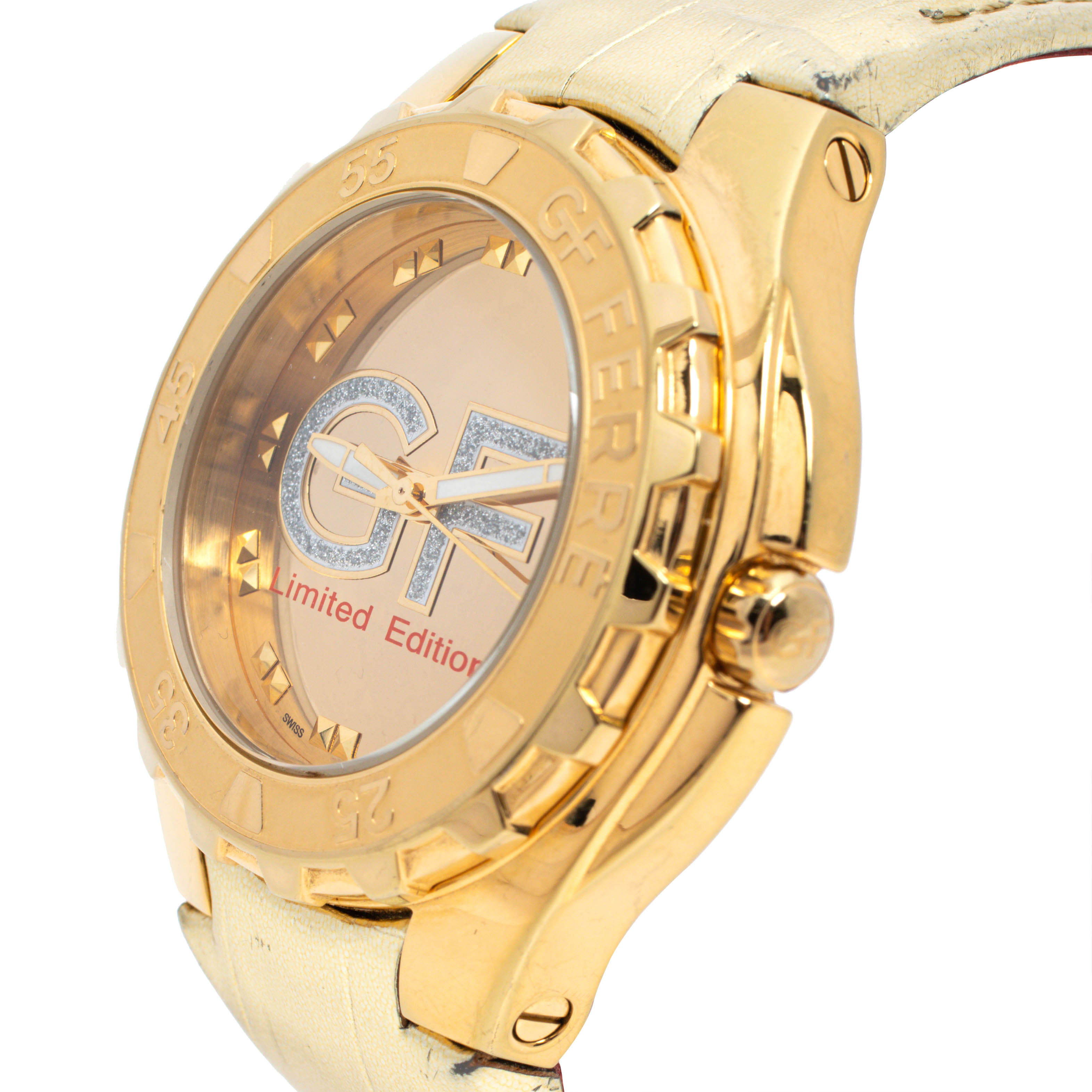 

Gianfranco Ferre Gold Tone Stainless Steel