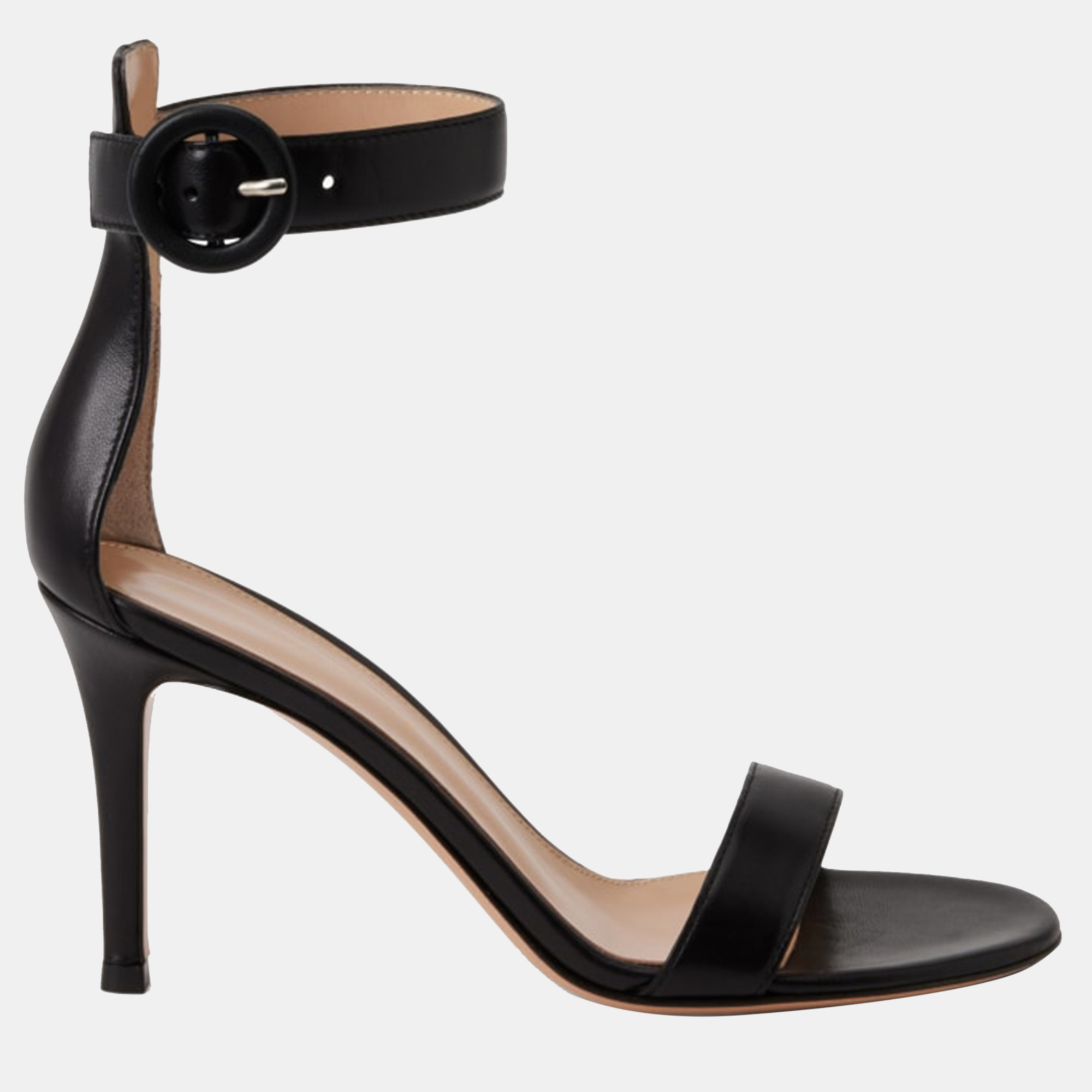 

Gianvito Rossi Black Leather Shoes Lamb