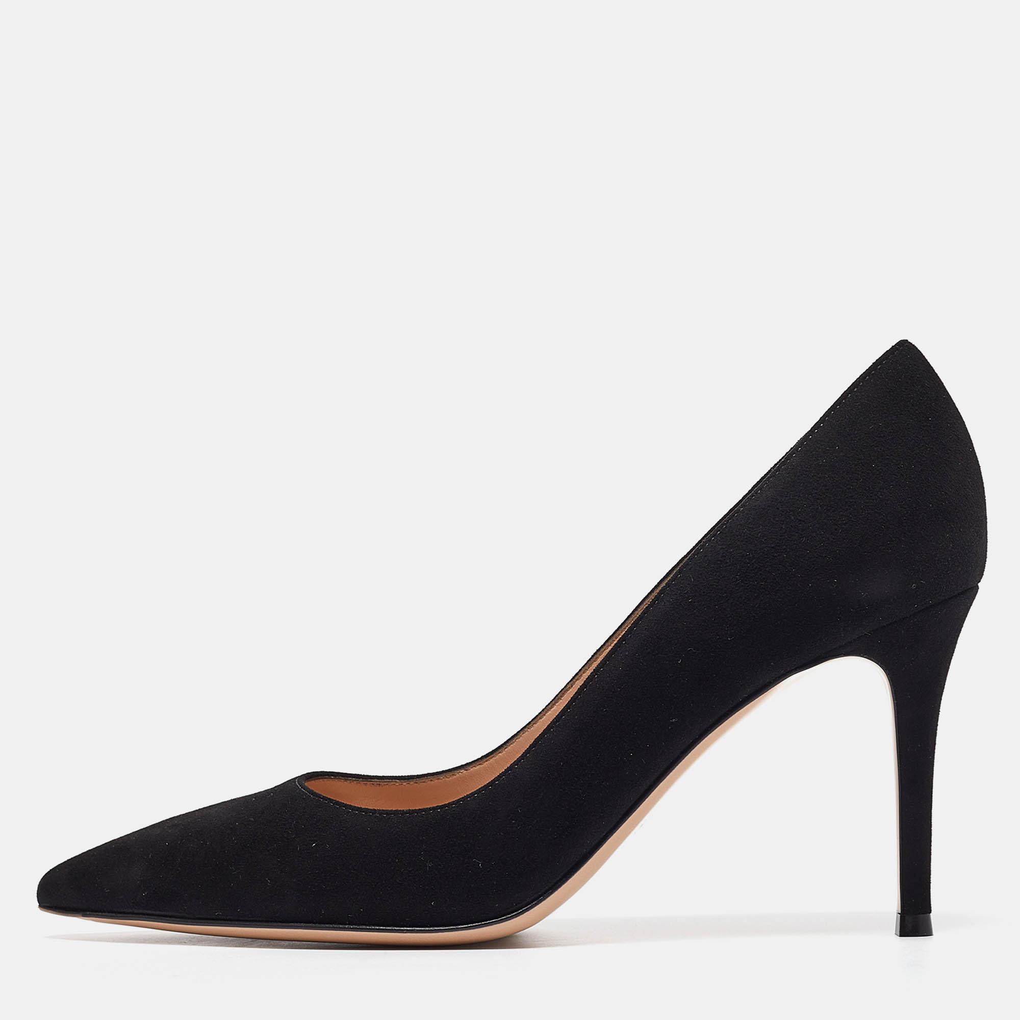 

Gianvito Rossi Black Suede Gianvito Pumps Size