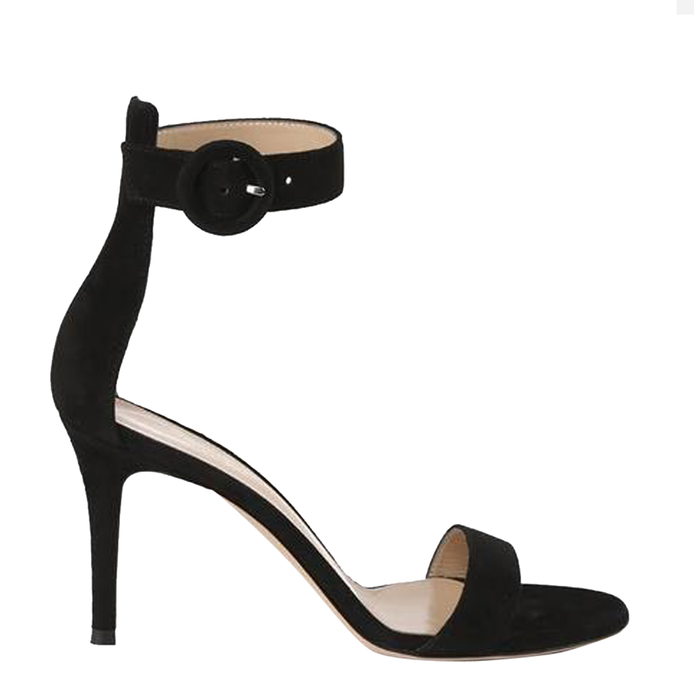 

Gianvito Rossi Black Portofino 85 Sandals Size EU