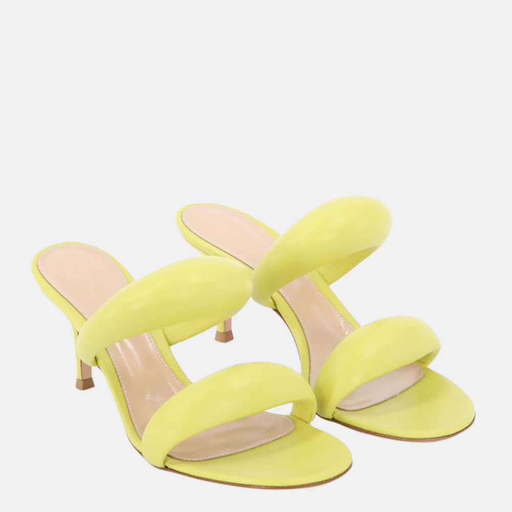 

Gianvito Rossi Yellow Bijoux Sandals Size EU
