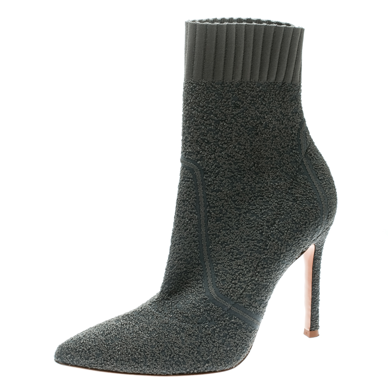 gianvito rossi pointed toe bootie