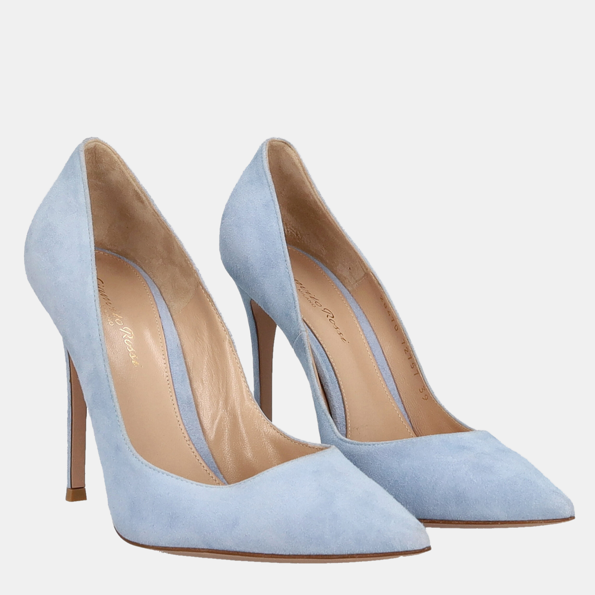 

Gianvito Rossi Women's Leather Heels - Blue - EU