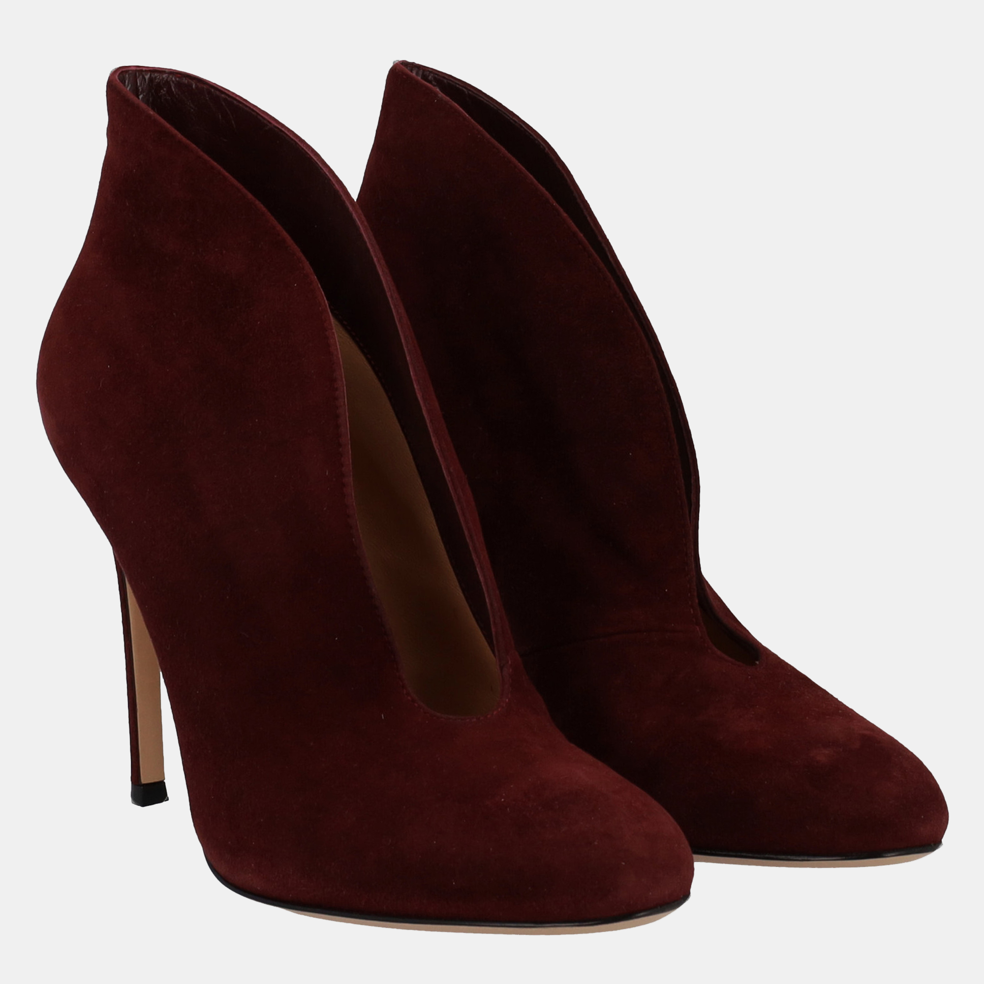 

Gianvito Rossi Women's Leather Ankle Boots - Burgundy - EU