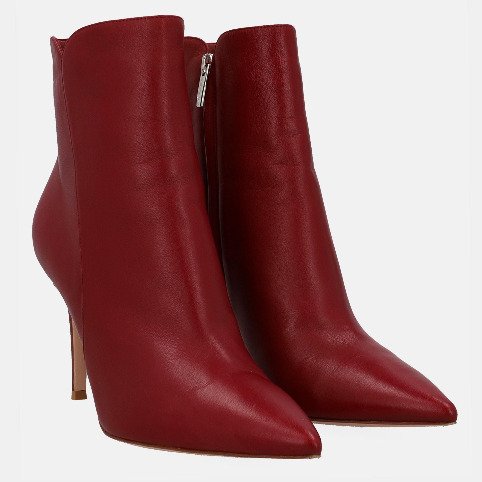 

Gianvito Rossi Women's Leather Ankle Boots - Burgundy - EU