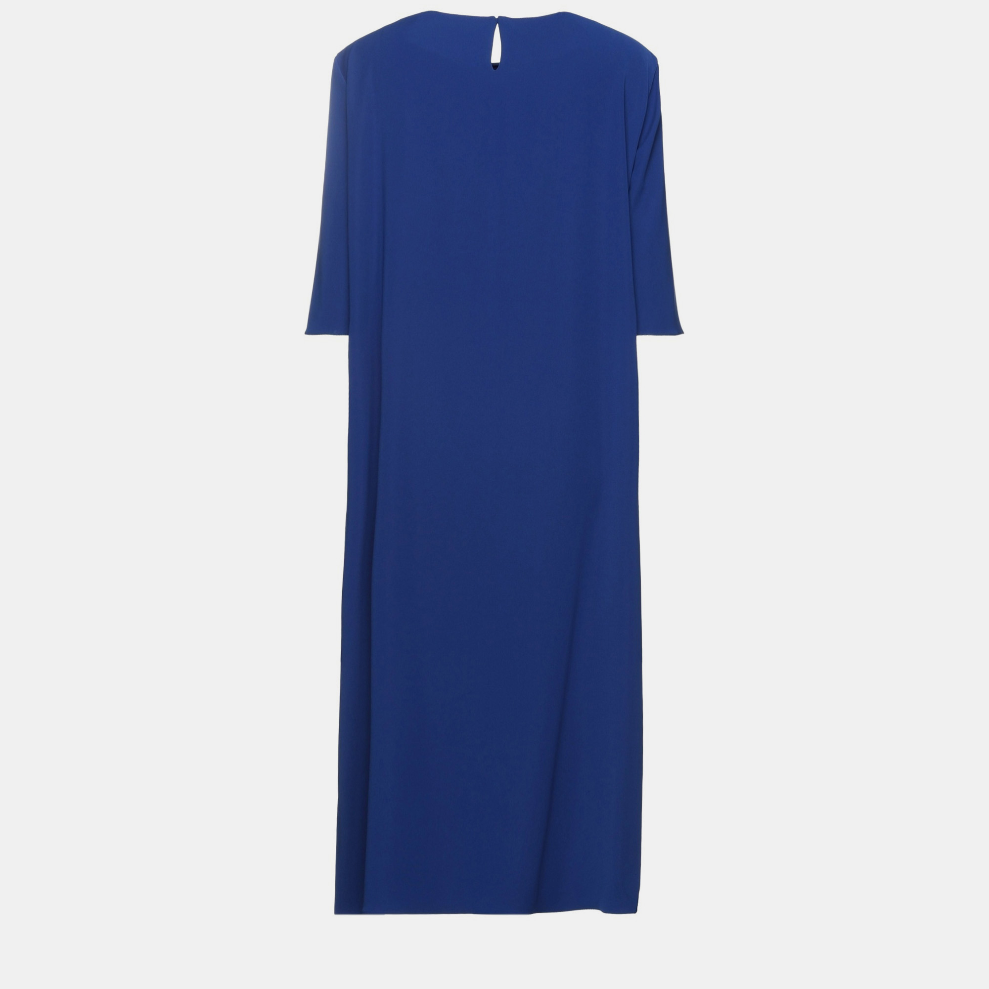 

Giorgio Armani Polyester Midi dress 46, Blue