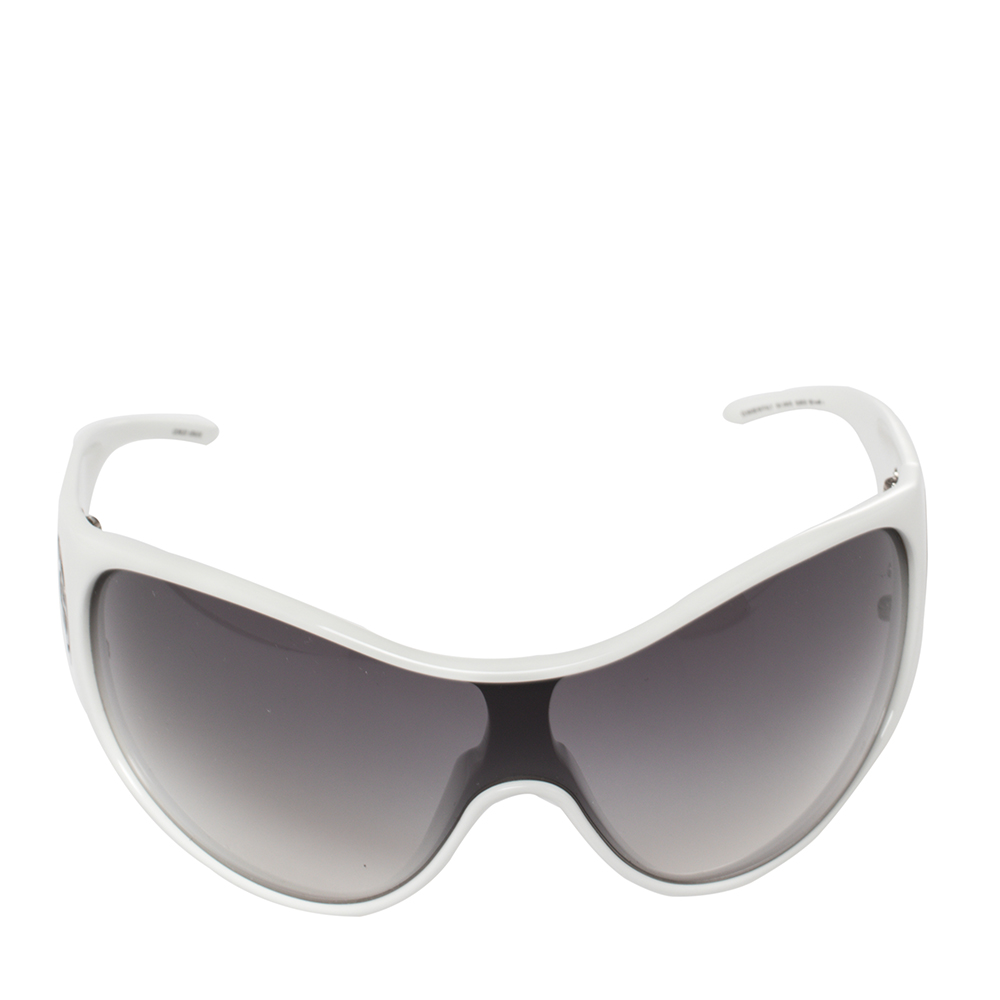 

Giorgio Armani Silver/White GA340/S Shield Sunglasses, Grey