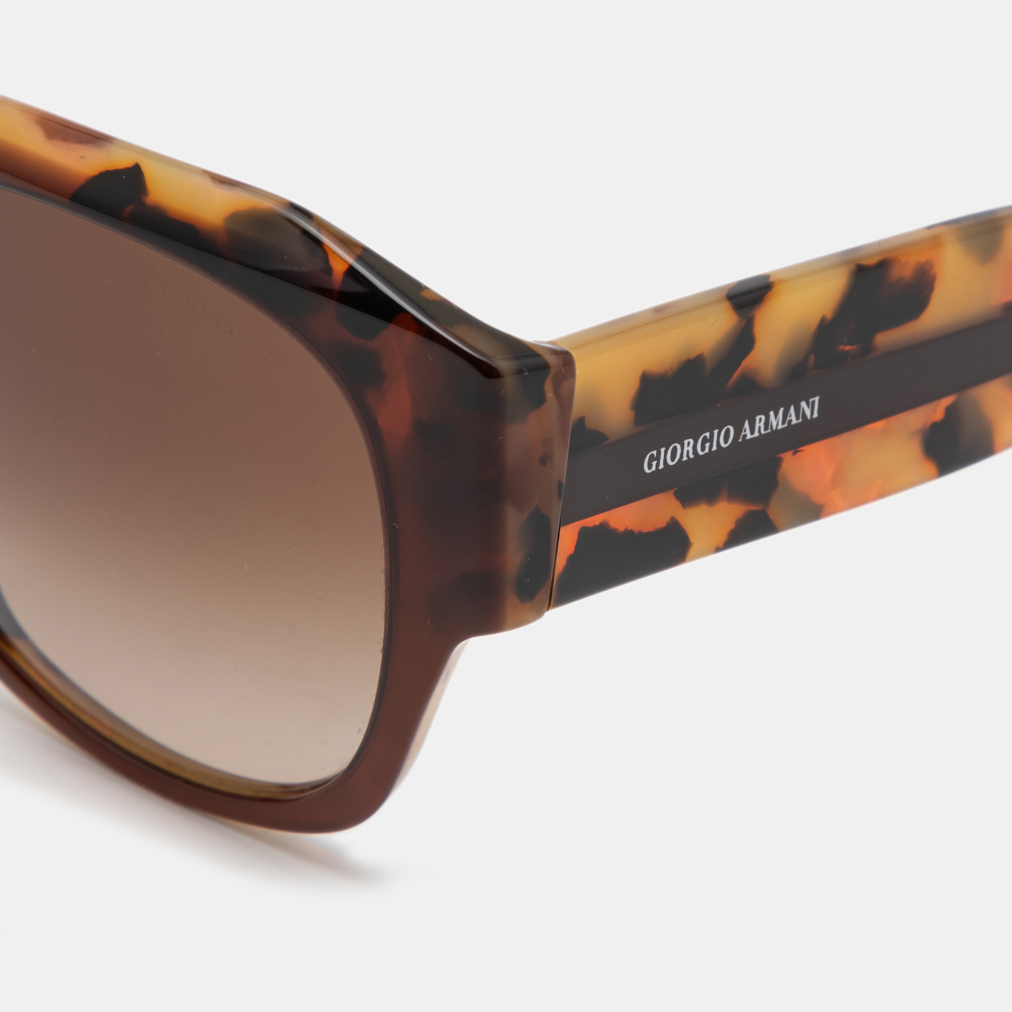 

Giorgio Armani Tortoise Frame AR8140 Oversized Sunglasses, Brown