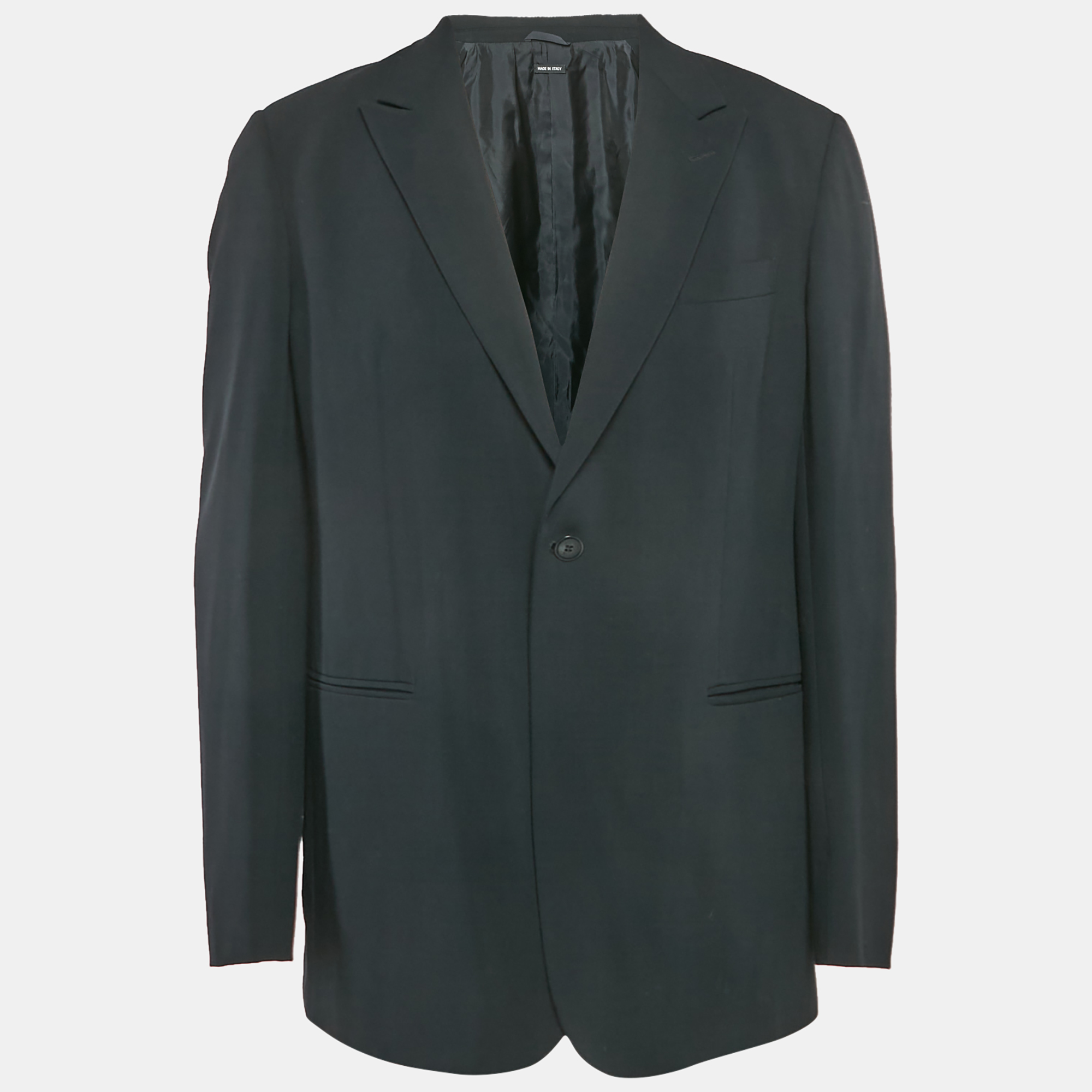 

Giorgio Armani Black Wool Single Breasted Blazer