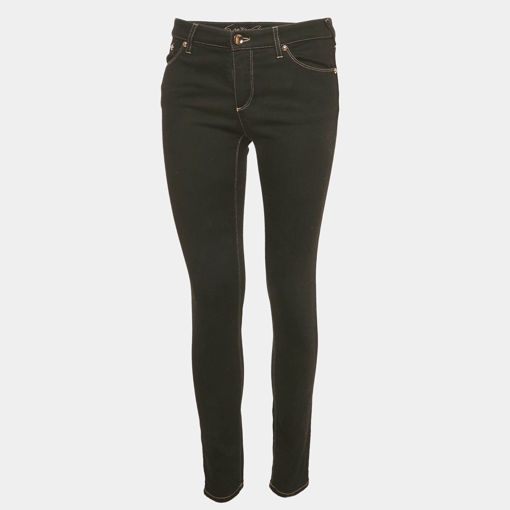 

Giorgio Armani Dark Blue Denim Slim Fit Jeans M, Black