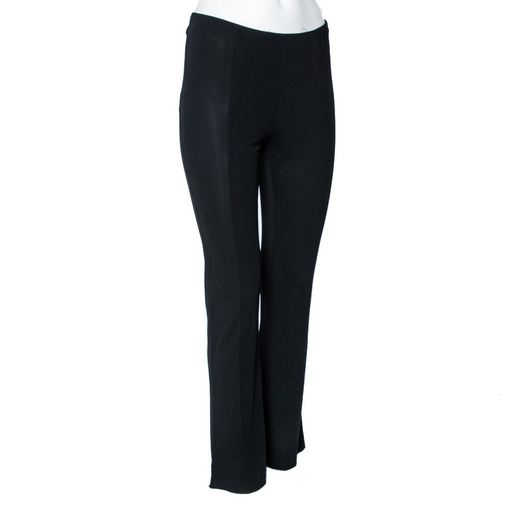 

Giorgio Armani Black Jersey Pants