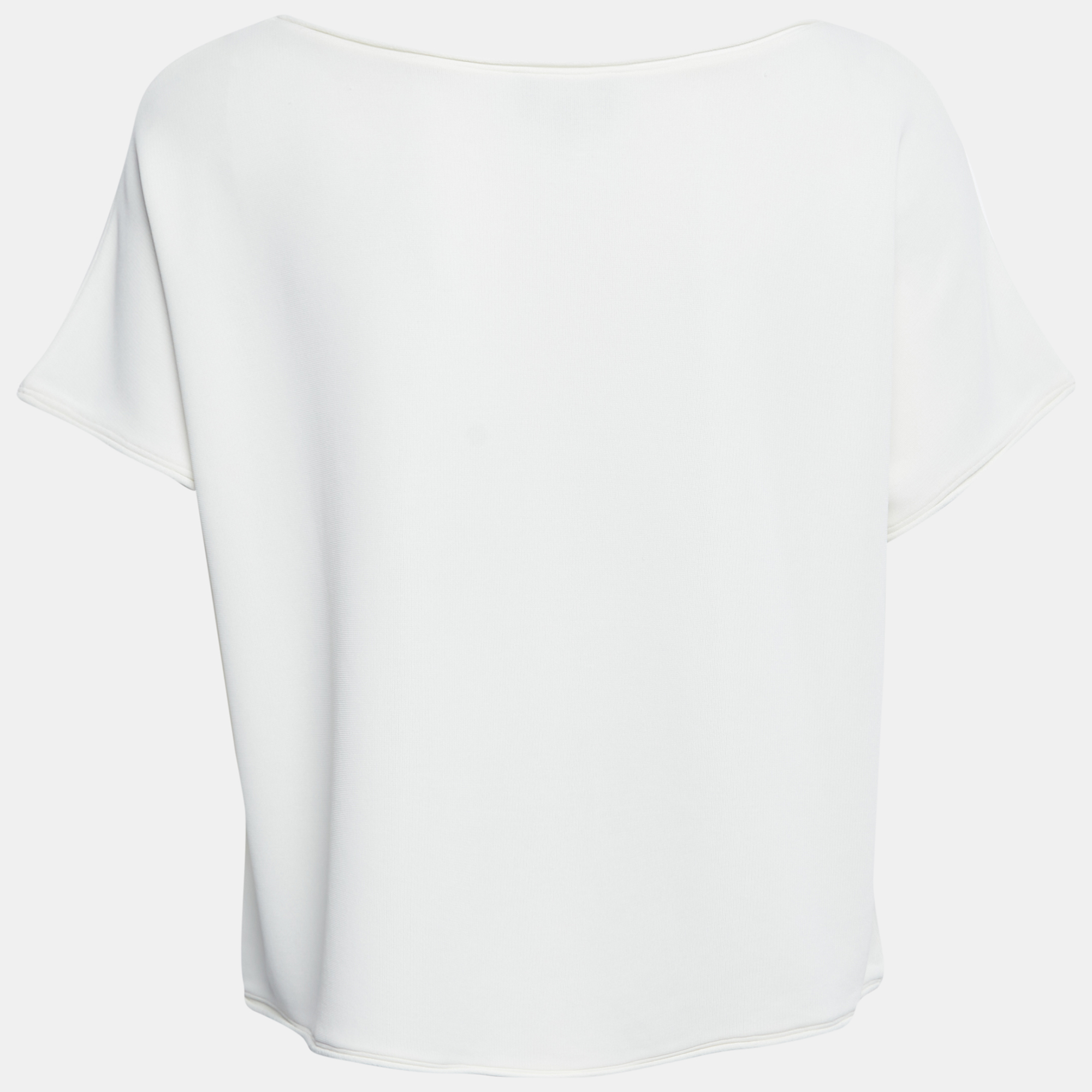 

Giorgio Armani White Jersey Logo T-Shirt