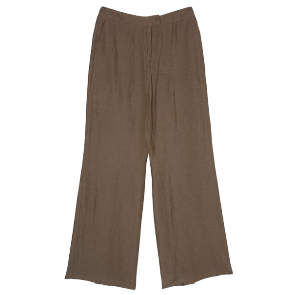 Giorgio Armani Linen and Silk Blend Trousers M