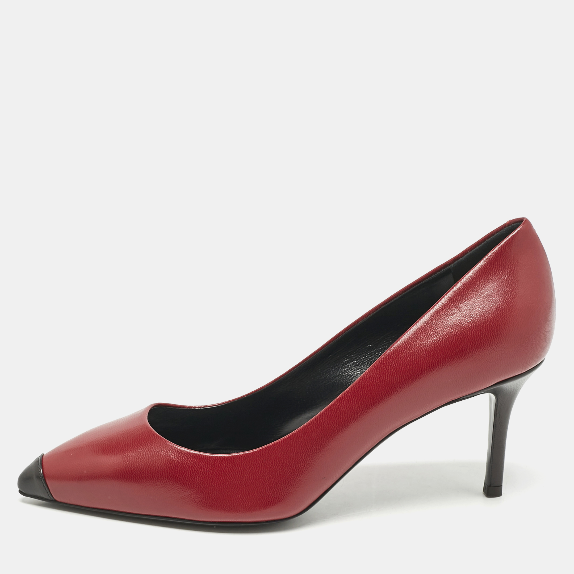 

Giuseppe Zanotti Red Leather Lucrezia Pumps Size