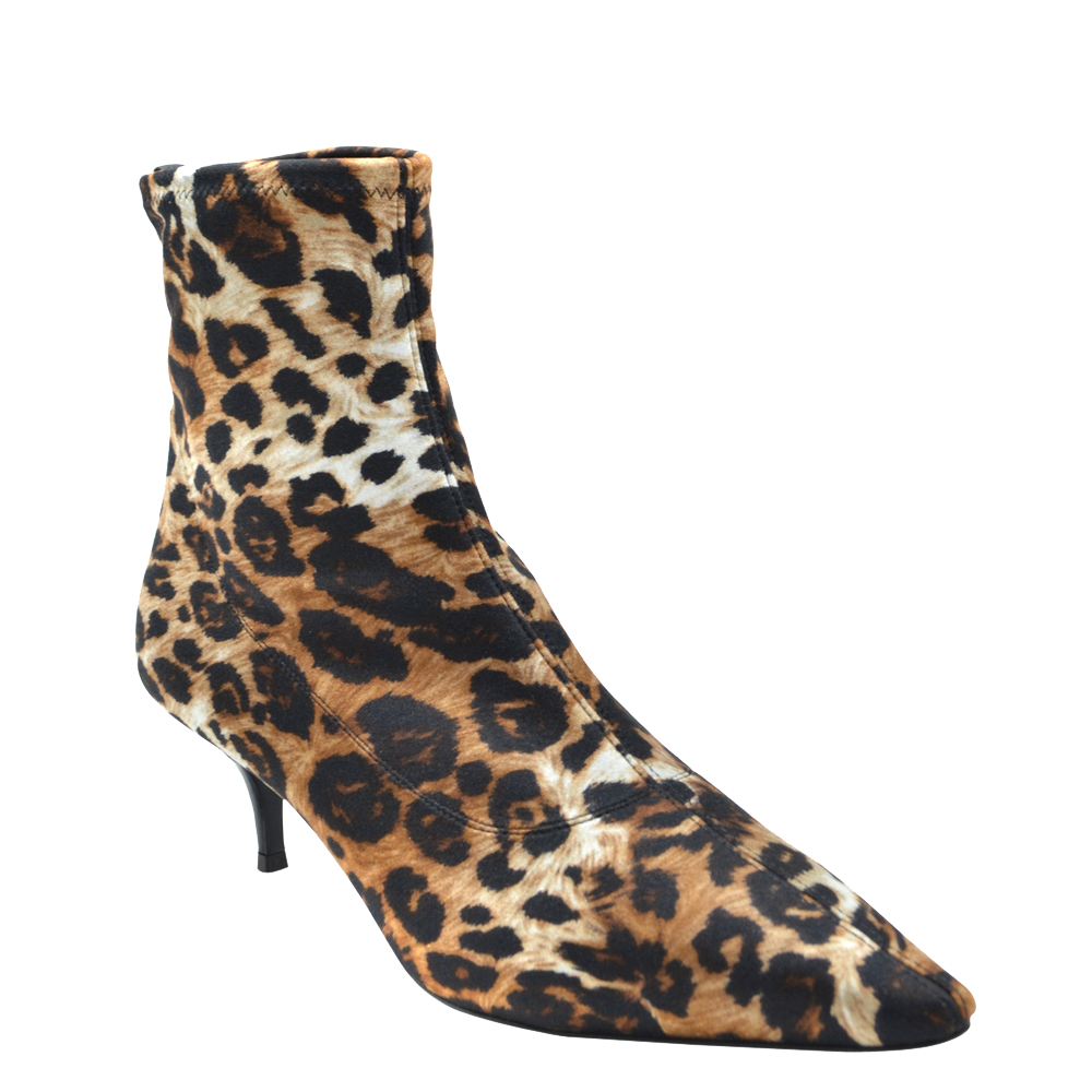 

Giuseppe Zanotti Leopard Print Kitten Heel Booties Size EU, Multicolor