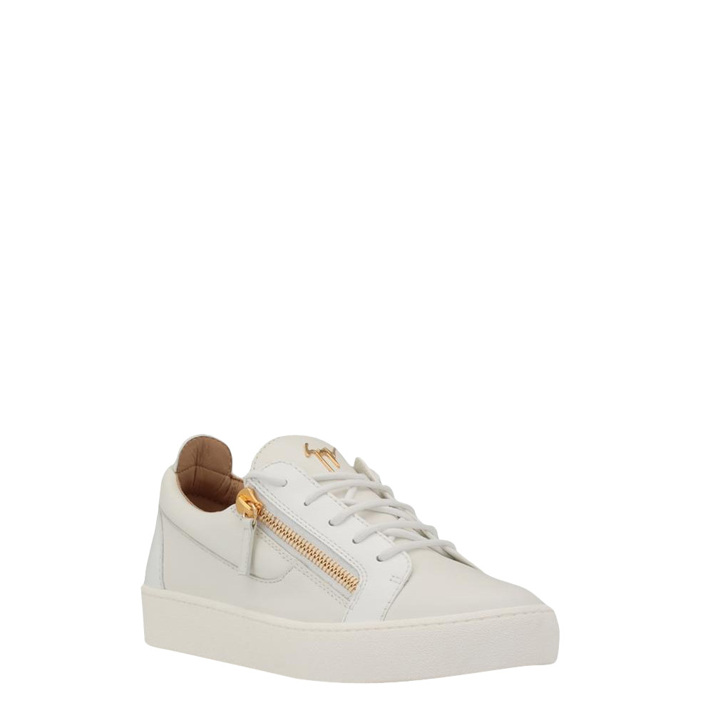 

Giuseppe Zanotti White Frankie Low Top Sneakers Size EU