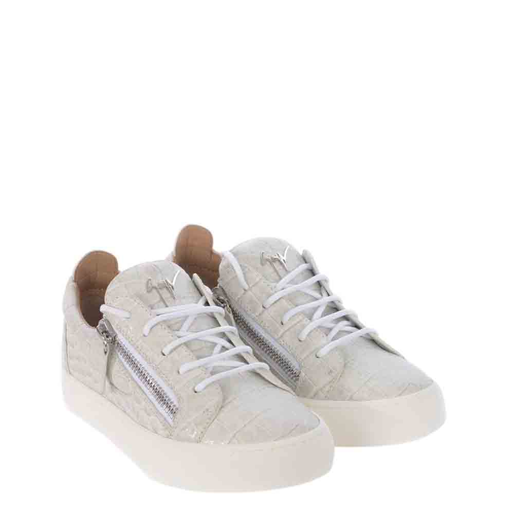 

Giuseppe Zanotti White Frankie Sneakers Size EU