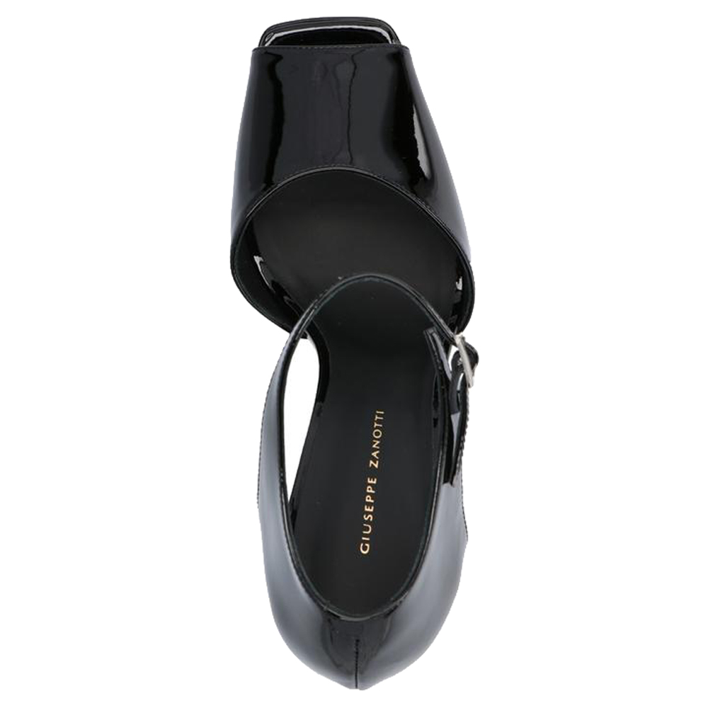 

Giuseppe Zanotti Black Leather Bebe Sandals Size EU