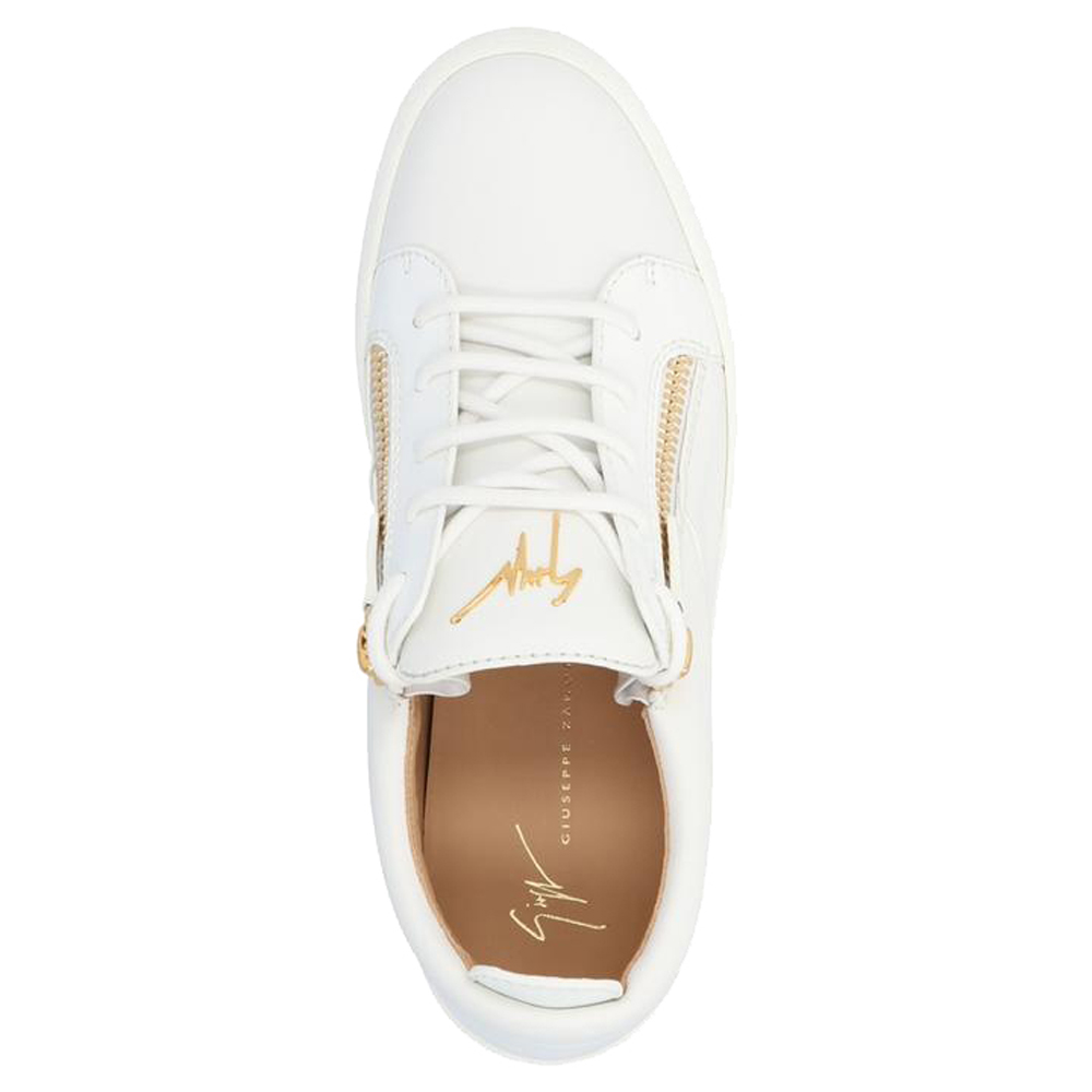 

Giuseppe Zanotti White Frankie Sneakers Size EU