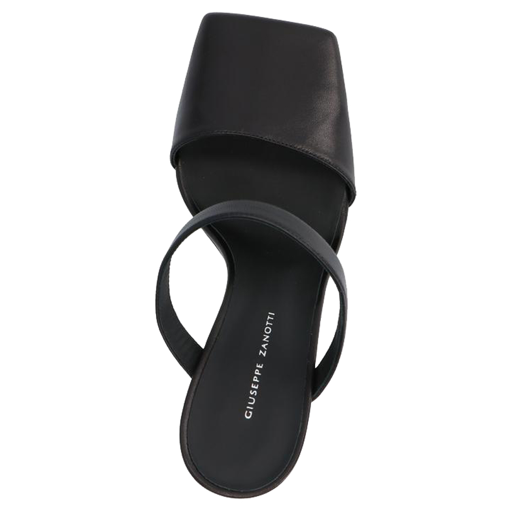 

Giuseppe Zanotti Black Leather Sandals Size EU