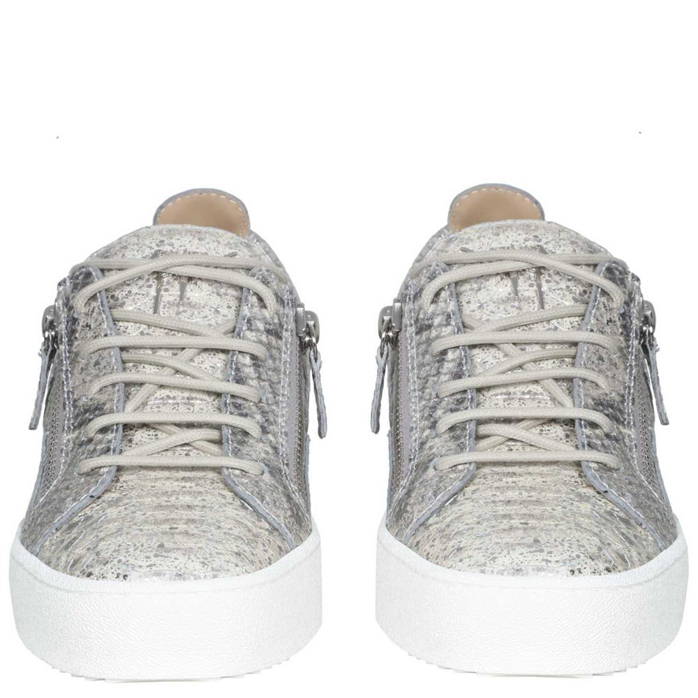 

Giuseppe Zanotti Grey Frankie Sneakers Size IT