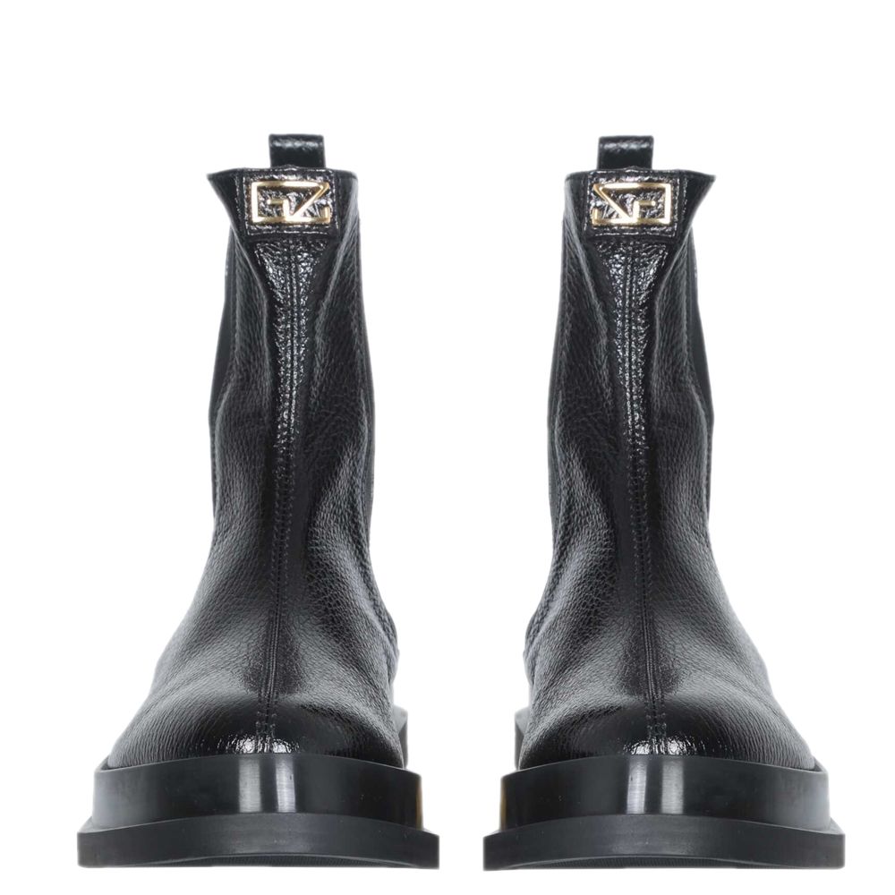 

Giuseppe Zanotti Black Leather Chelsea Boots Size IT
