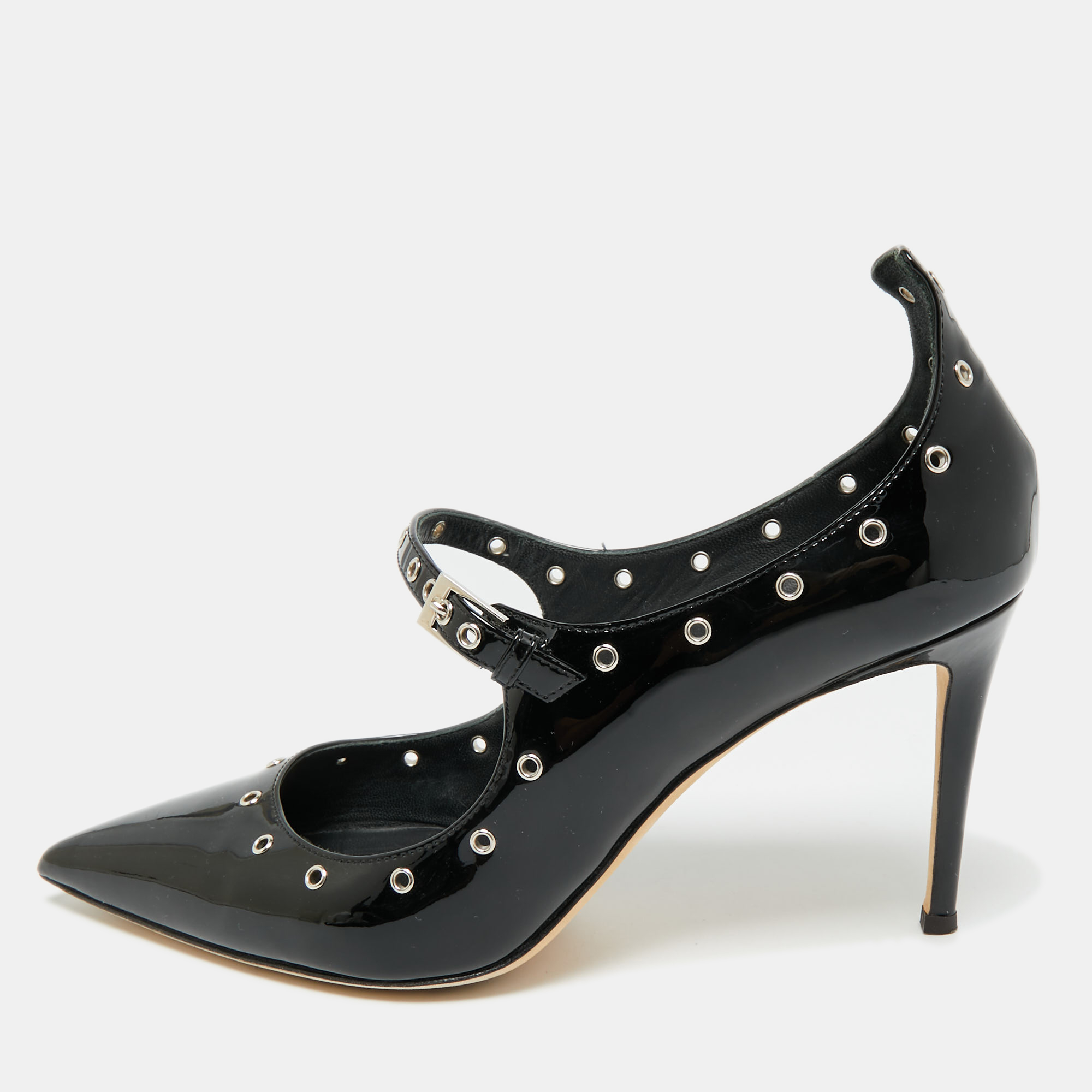 

Giuseppe Zanotti Alyson Size  Black Patent Leather Pumps