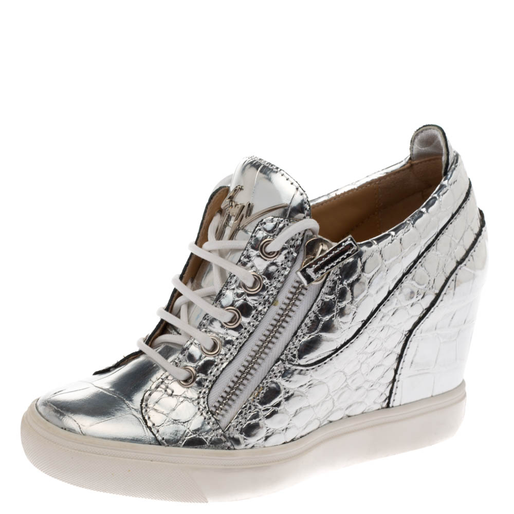 zanotti croc sneaker