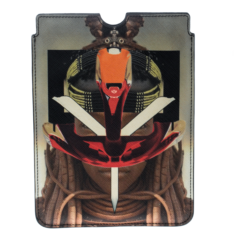 Givenchy Multicolor Tribal Print Coated Canvas IPad Mini Case